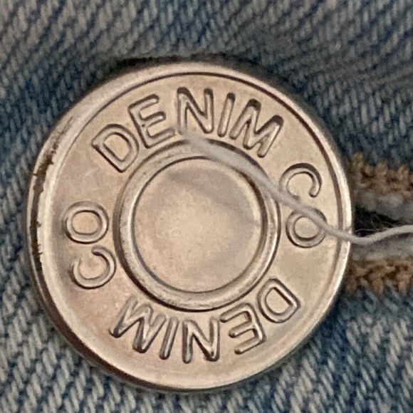 Denim Co. Blue Denim Midi Jean Skirt with Belt Size 12 - Picture 7 of 13